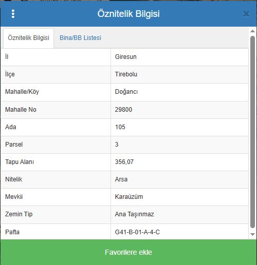 TİREBOLU DOĞANCI MH. ANA YOLA CEPHE SATILIK  ARSA